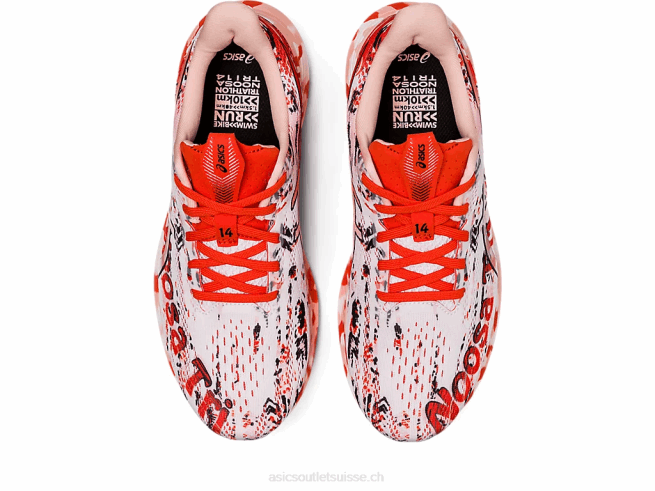 noosa tri 14 blanc noir Asics L6N0K3120