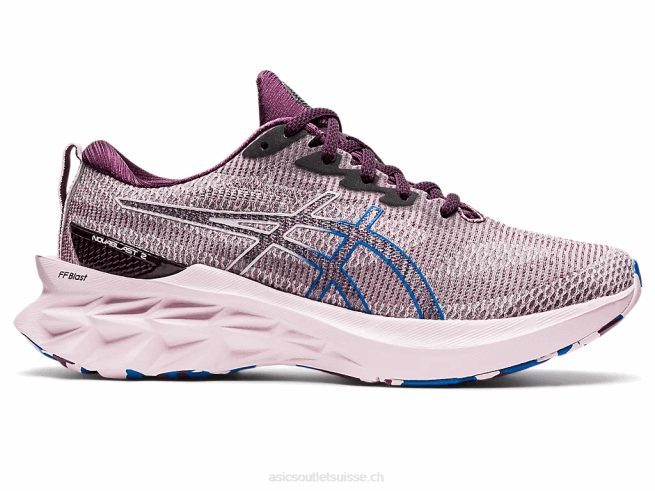 novablast 2 le prune foncé/rose à peine Asics L6N0K3527