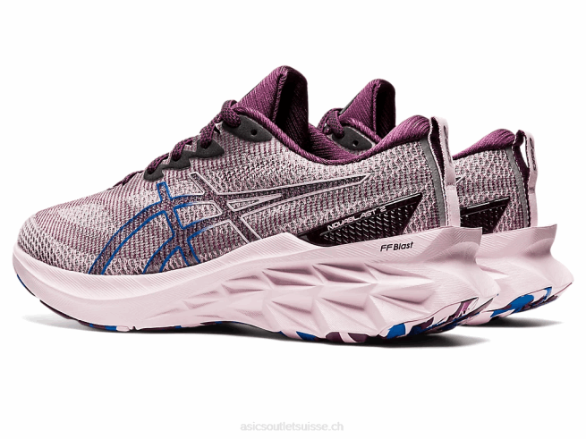 novablast 2 le prune foncé/rose à peine Asics L6N0K3527