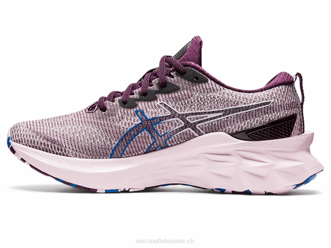 novablast 2 le prune foncé/rose à peine Asics L6N0K3527