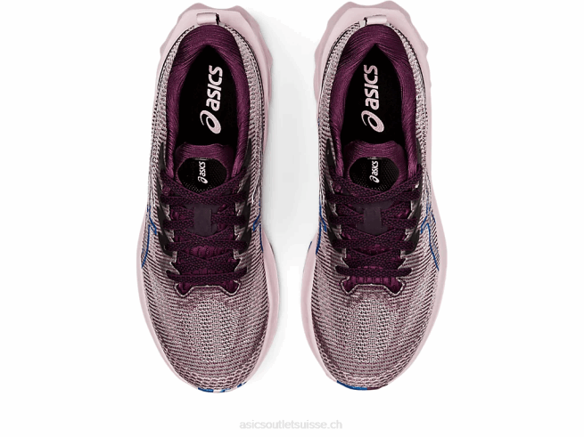 novablast 2 le prune foncé/rose à peine Asics L6N0K3527