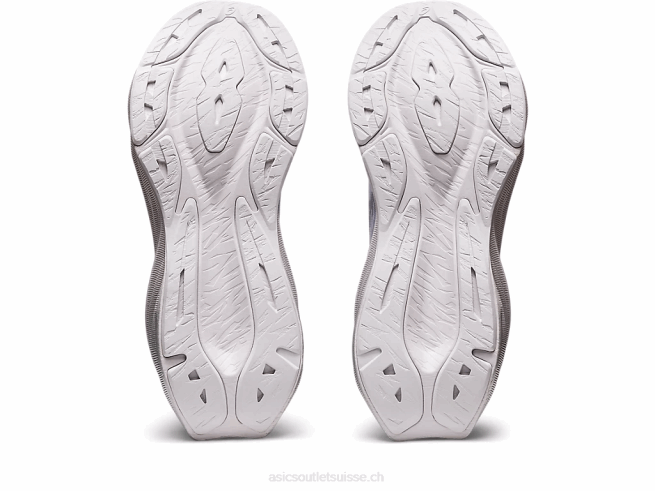 novablast 3 blanc/gris piémont Asics L6N0K2405