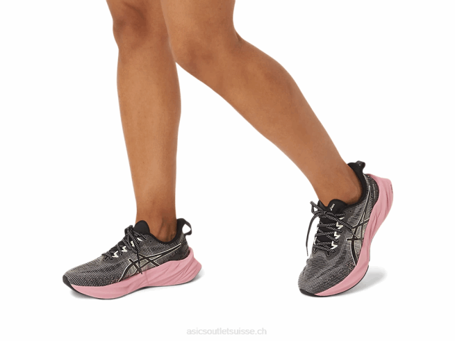 novablast 3 le rave noir/rose Asics L6N0K2267