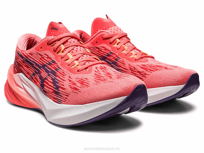 novablast 3 papaye/violet poussiéreux Asics L6N0K2416