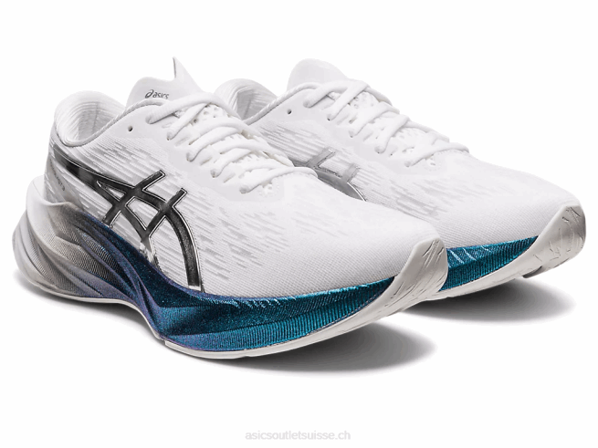 novablast 3 platine blanc/argent pur Asics L6N0K2897