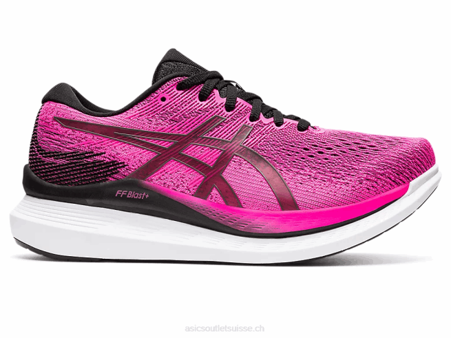planeur 3 rose brillant/noir Asics L6N0K3106