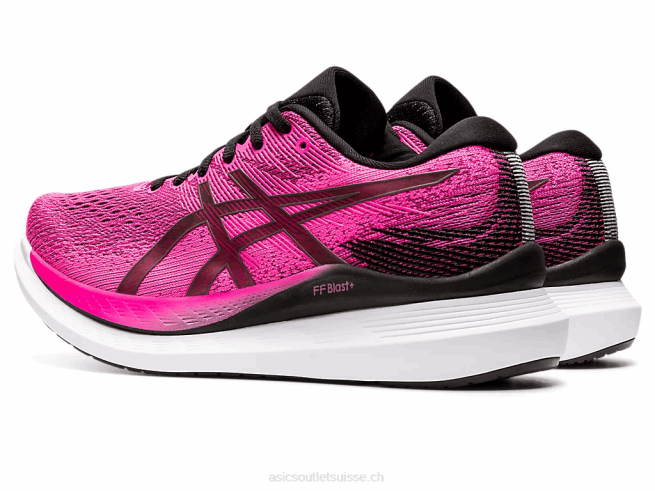 planeur 3 rose brillant/noir Asics L6N0K3106