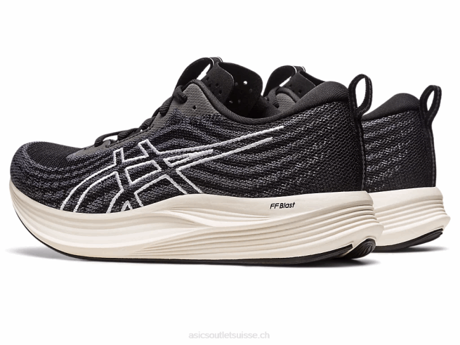 Éviter la vitesse large noir blanc Asics L6N0K2573