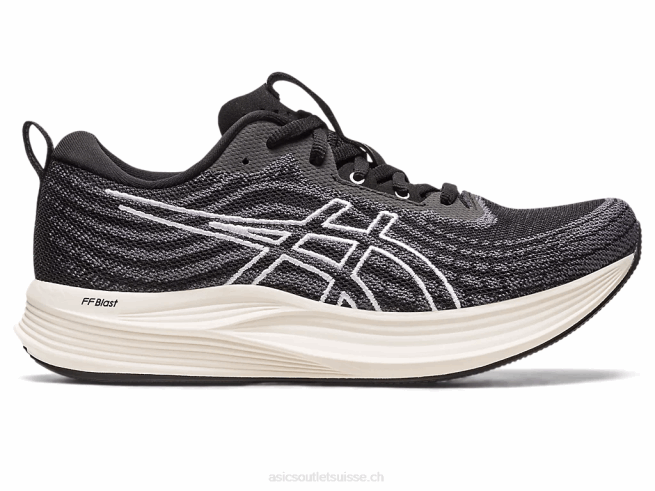 éviter la vitesse noir blanc Asics L6N0K2496
