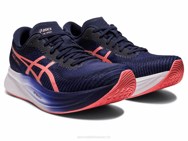vitesse magique 2 bleu indigo/papaye Asics L6N0K2327