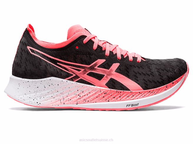 vitesse magique noir/corail flamboyant Asics L6N0K3649