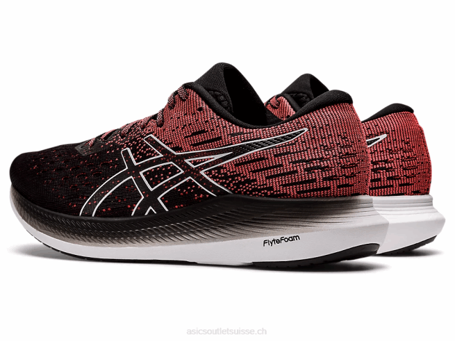 évoride 2 noir/corail flamboyant Asics L6N0K3811