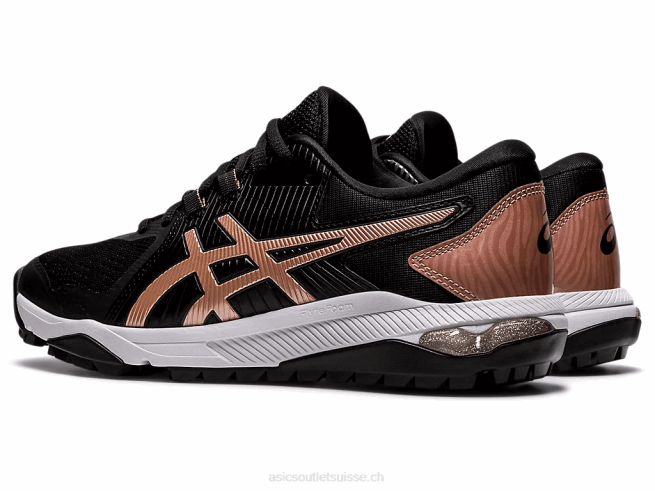 glisse sur gel noir/or rose Asics L6N0K4056