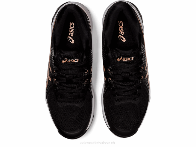 glisse sur gel noir/or rose Asics L6N0K4056