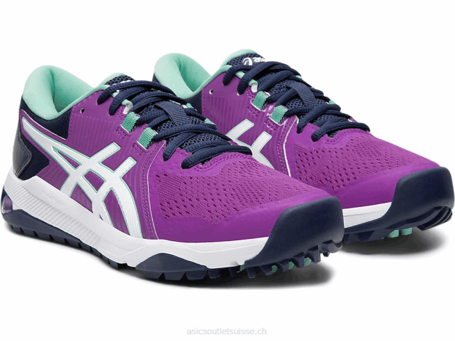 glisse sur gel orchidée/blanc Asics L6N0K3568