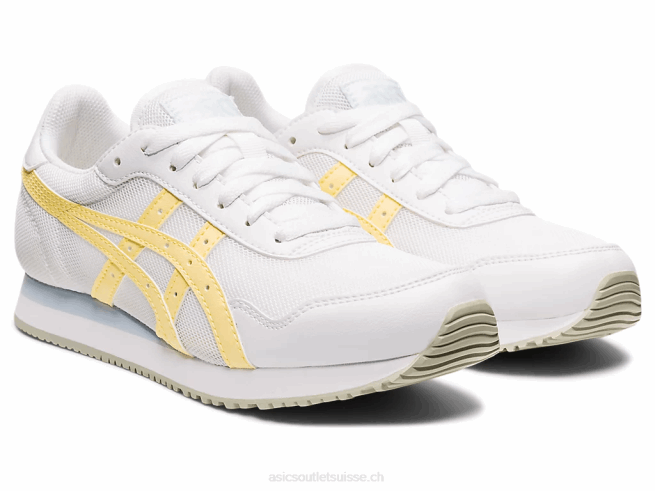 coureur de tigre blanc/beurre Asics L6N0K3506