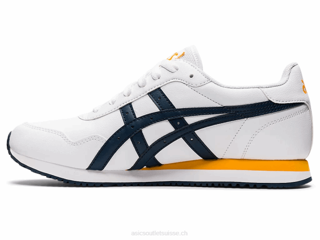 coureur de tigre blanc/bleu français Asics L6N0K641