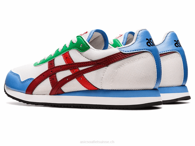 coureur de tigre blanc/bordeaux Asics L6N0K3148