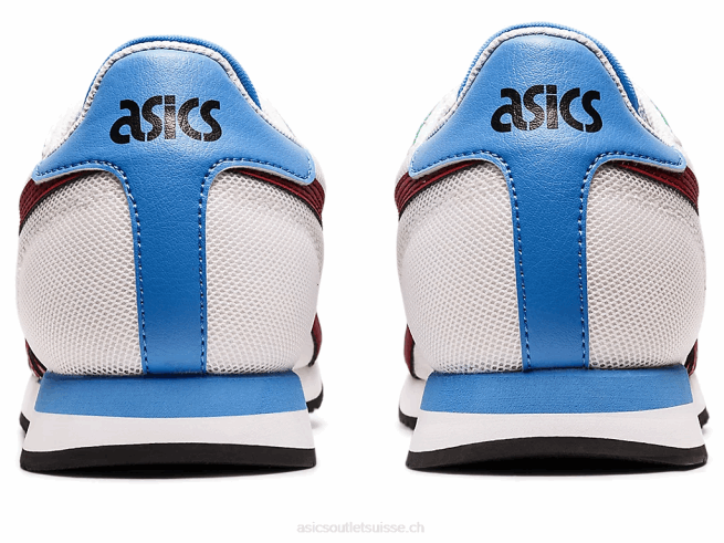 coureur de tigre blanc/bordeaux Asics L6N0K3148