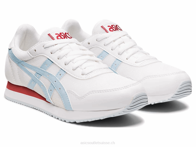 coureur de tigre blanc/ciel Asics L6N0K3522
