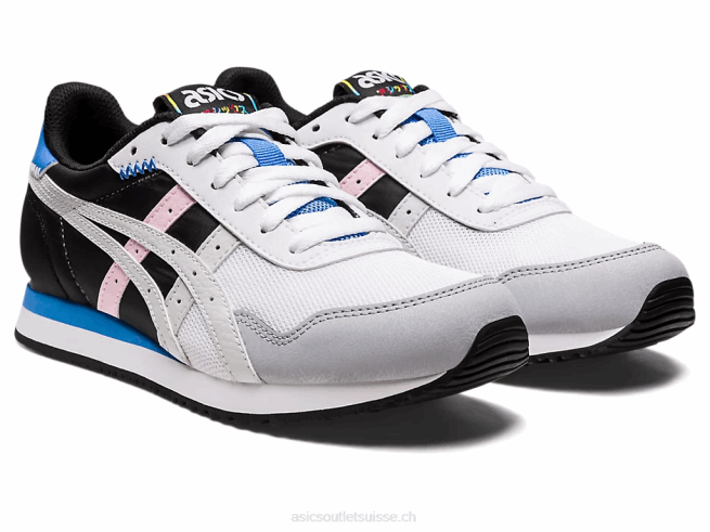 coureur de tigre blanc/gris glacier Asics L6N0K3189