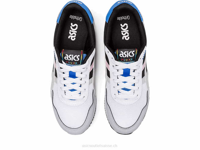 coureur de tigre blanc/gris glacier Asics L6N0K3189