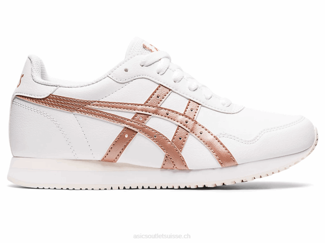 coureur de tigre blanc/or rose Asics L6N0K3140