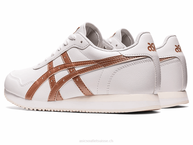coureur de tigre blanc/or rose Asics L6N0K3140
