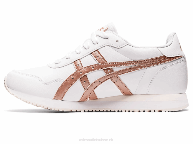 coureur de tigre blanc/or rose Asics L6N0K3140