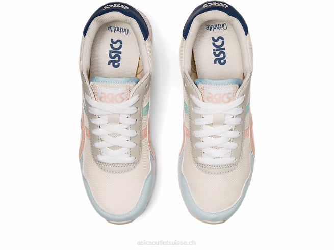 coureur de tigre crème/brise Asics L6N0K3149