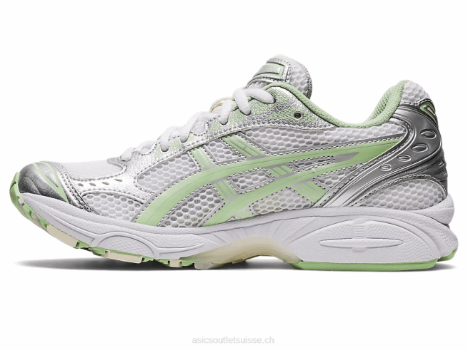 gel-kayano 14 blanc/jade Asics L6N0K2876