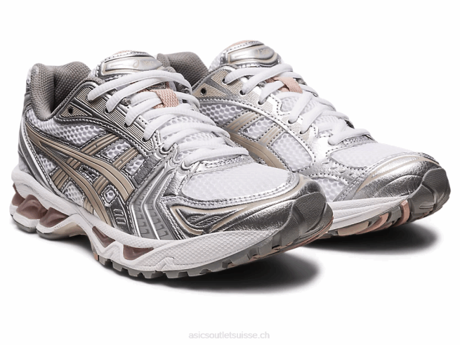 gel-kayano 14 blanc/pierre de lune Asics L6N0K2192