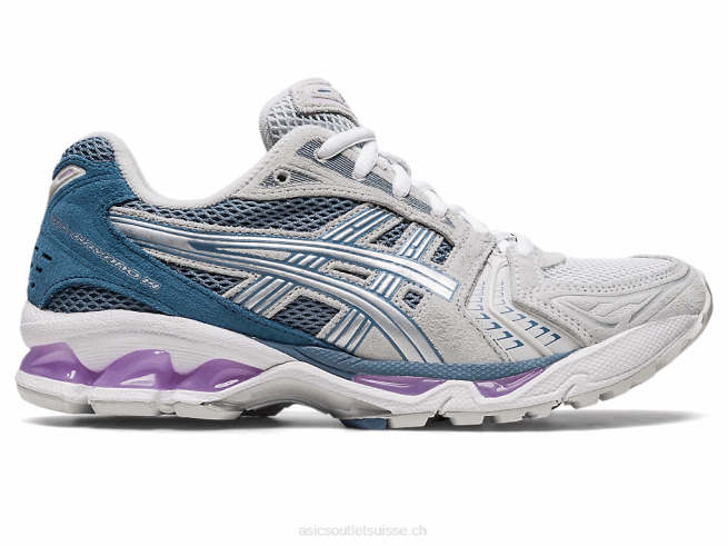 gel-kayano 14 gris glacier/argent pur Asics L6N0K2604