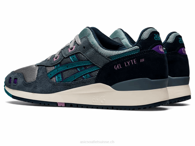 gel-lyte iii og bitume/vert béryl Asics L6N0K745