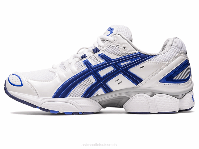gel-nimbus 9 blanc/bleu indigo Asics L6N0K282