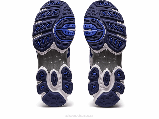 gel-nimbus 9 blanc/bleu indigo Asics L6N0K282