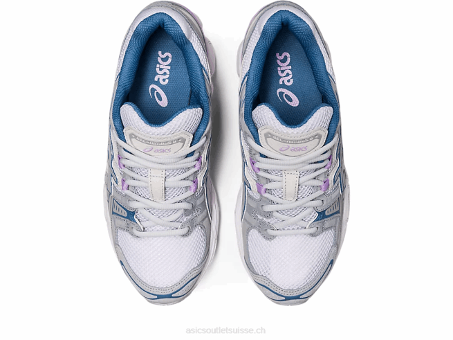 gel-nimbus 9 blanc/gris moyen Asics L6N0K2572