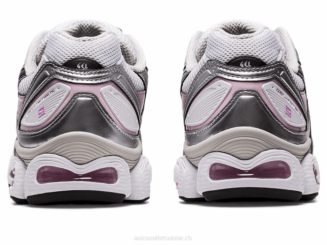 gel-nimbus 9 blanc noir Asics L6N0K2931