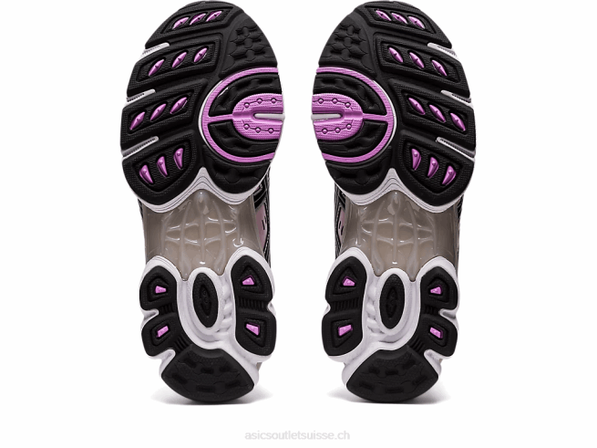 gel-nimbus 9 blanc noir Asics L6N0K2931