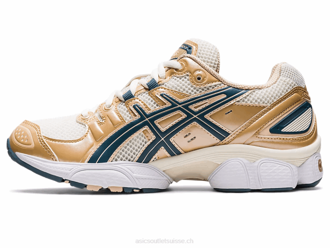 gel-nimbus 9 crème/cuir Asics L6N0K2701