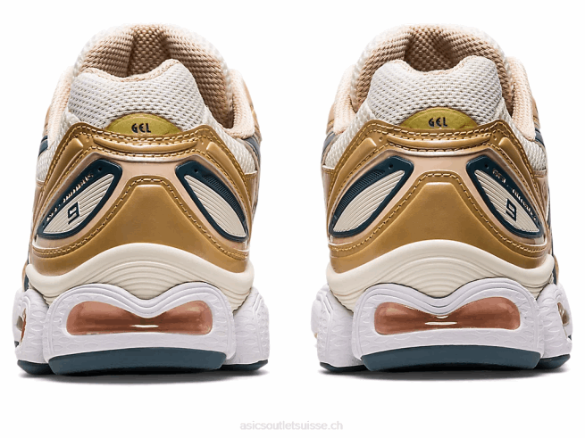 gel-nimbus 9 crème/cuir Asics L6N0K2701