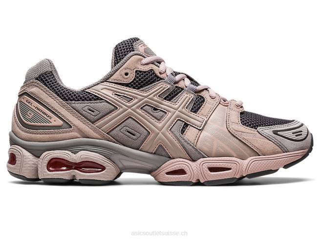 gel-nimbus 9 gris obsidienne/moonrock Asics L6N0K484