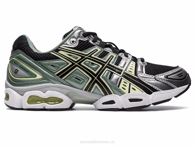 gel-nimbus 9 noir/argent pur Asics L6N0K273