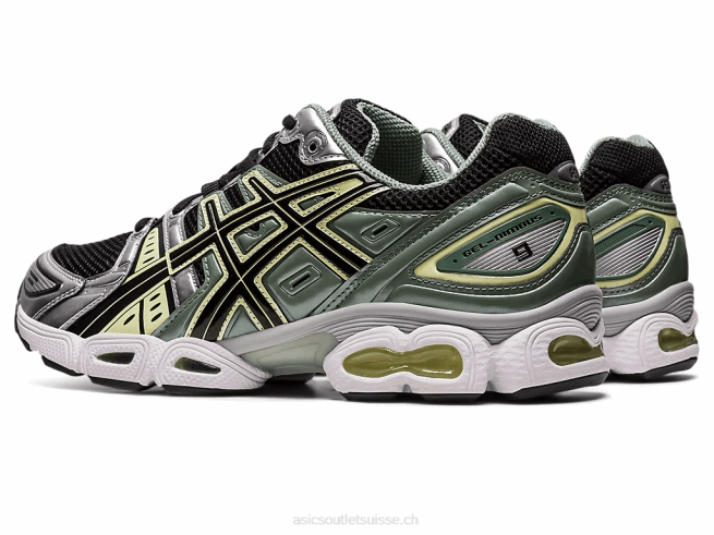 gel-nimbus 9 noir/argent pur Asics L6N0K273