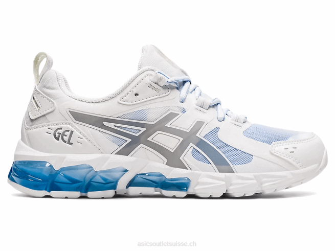 gel quantique 180 blanc/bleu pervenche Asics L6N0K3735