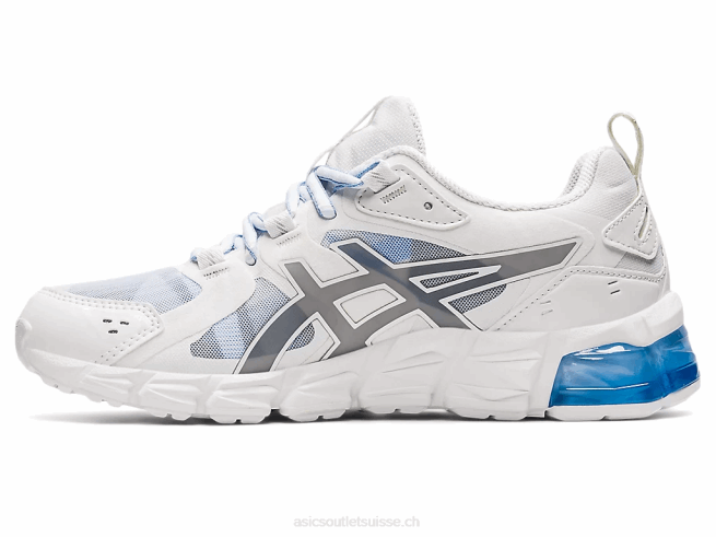gel quantique 180 blanc/bleu pervenche Asics L6N0K3735