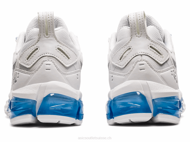 gel quantique 180 blanc/bleu pervenche Asics L6N0K3735