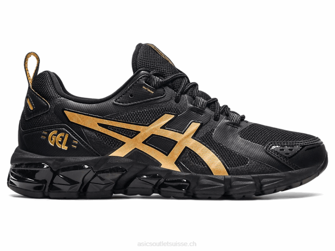gel quantique 180 noir/or pur Asics L6N0K3865