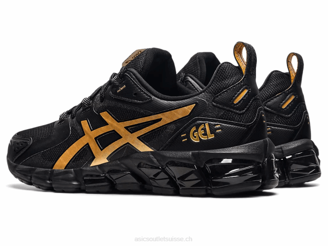 gel quantique 180 noir/or pur Asics L6N0K3865