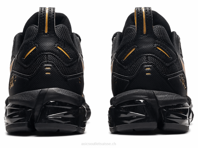 gel quantique 180 noir/or pur Asics L6N0K3865